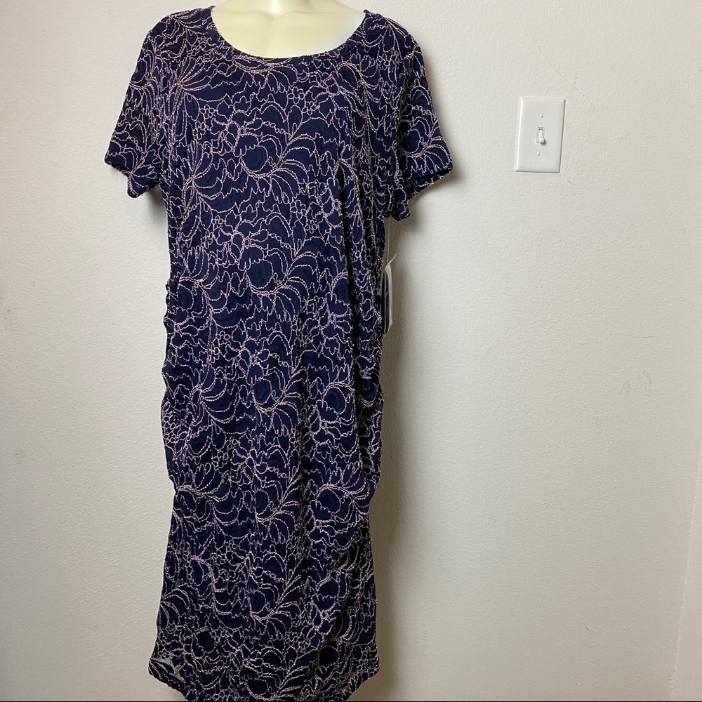 Motherhood Maternity Blue/Pink Gender Reveal Dress